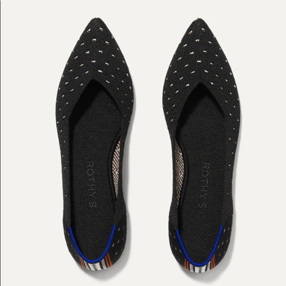 Rothy’s - The Point in Ivory Dot - W7 - Picture 1 of 12